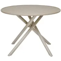 Hespéride Gartentisch 4-sitzer nebullia d105cm ton -