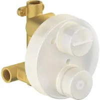 Duravit Fertigmontageset UP-THM, Rosette rund, Gold poliert
