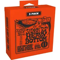 Ernie Ball 3215 Skinny Top Heavy Bottom 10-52 3er-Pack