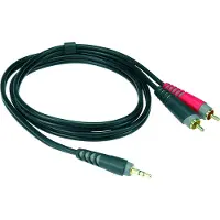 Klotz Y-Kabel 35-mm - Doppel-RCA-Kabel 6m