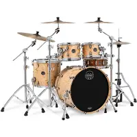 Mapex Saturn VI 22" 4pc Saturn VI Fast Rock Kesselsatz Exotic Natural Maple