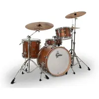 Gretsch drums Gretsch Catalina Club 20 Kesselsatz mit „ Snare" satinierte Walnussglasur