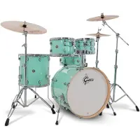 Gretsch drums Gretsch Catalina Maple 22 5pc mit Istanbul Xist Becken Hardware & Drummer-Sitz Seaform Grün