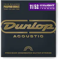 Dunlop DAP1152 Phosphor Medium Light 11-52 Acoustic Guitar Strings