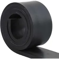 vidaXL Gummileiste für Schneepflug Schwarz 180x8x1 cm