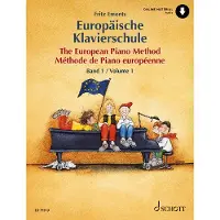 Schott Europäische Klavierschule Band 1 (+Online Audio) für Klavier (dt/en/fr)