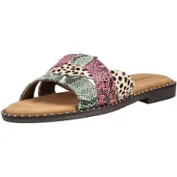 Lazamani Pantoletten Pantoletten Leder/Textil