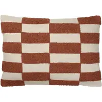 Broste Copenhagen - Jane Kissenbezug, 40 x 60 cm, mocha bisque / oatmeal