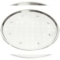Gobel - Gelochtes Pizzablech mit Füßen - Weißblech - √ò300/290 mm - 127120