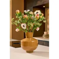 Mica Decorations Vase Judy glass 29,5 x 25 cm braun GLO660353699