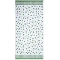 Ross Walk-Frottier Handtücher Tupfen allover Handtuch 50x100 cm | piniengrün - grün