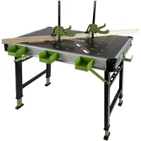 TRUTZHOLM Werkbank klappbar höhenverstellbar bis 90 cm Multifunktionstisch Werkzeugboxe...