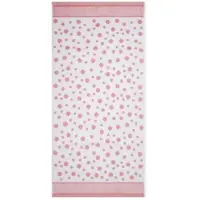 Ross Walk-Frottier Handtücher Tupfen allover Duschtuch 70x140 cm | altrosa - pink