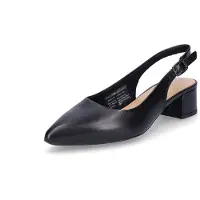 Tamaris Damen Leder Slingpumps schwarz