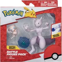 Pokémon Mewtwo & Mew Figur & 10 Cm 5 Cm 2 Einheiten Rosa Rosa One Size