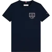 Tommy Hilfiger T-Shirt - Dark Nacht Navy Blue - - 10 Jahre (140) - T-Shirts
