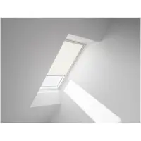 Velux Sichtschutzrollo beige uni manuell Rahmen aluminium RFL C02 1086S