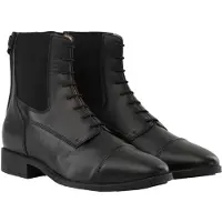 Dyon Short Front Laces Reitstiefel Schwarz EU 37 Herren,Damen Schwarz EU 37