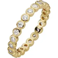 Orolino Ring 333/- Gelbgold glanz synth. Zirkonia