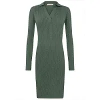 Felix Hardy Kleid Langärmeliges Kabelstrickkleid