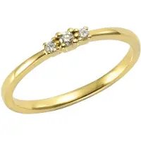 Orolino Ring Gold 585 mit 3x Brillant zus. 0,08ct.