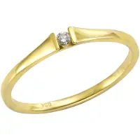 Orolino Ring Gold 585 mit Brillant 0,04ct.