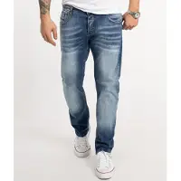 Rock Creek Jeans Straight Cut Blau