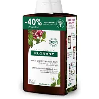 Klorane A La Quinine Und Edelweiss Bio Stärkendes Shampoo-duo 2 X 400 ml
