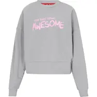 MyMo ROCKS Sweatshirt Frauen grau