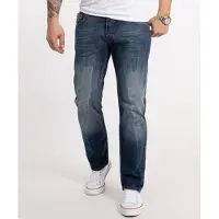 Rock Creek Jeans Straight Cut Blau