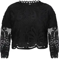 Faina Bluse Frauen Schwarz