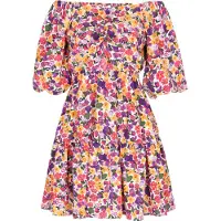Mymo Kleid Frauen violett mehrfarbig