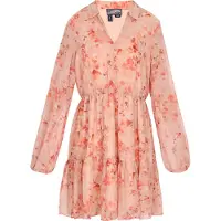 Dreimaster Kleid Frauen Aprikose
