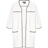 Dreimaster Strickjacke Frauen Weiß