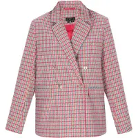 Faina Jacke Frauen blau rosa gelb