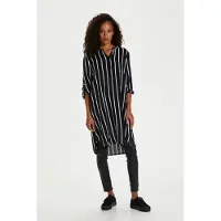 Kaffe Hemdkleid Marana 10551803 Schwarz Relaxed Fit