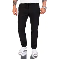 Rock Creek Stoffhose Schwarz