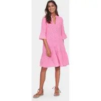 Saint tropez Kleid Casual fit pink white