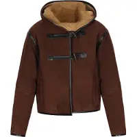 Dreimaster Jacke Frauen Schokolade schwarz