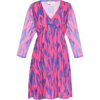 IZIA Kleid Frauen rosa mehrfarbig