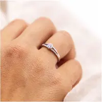 Fascination by Ellen K. Ring Gold 375 mit Zirkonia weiß
