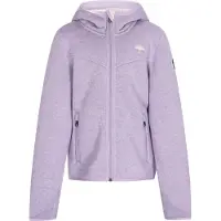 Schmuddelwedda Strickfleecejacke Mädchen Grauviolett Melange