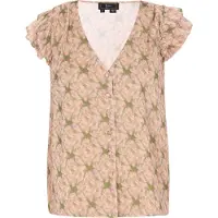 Faina Bluse Frauen beige mehrfarbig