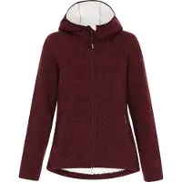 Schmuddelwedda Jacke Frauen Burgunder Melange