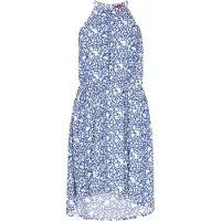 MyMo ROCKS Kleid Frauen blau weiß