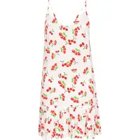 Mymo Kleid Frauen weiß mehrfarbig