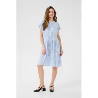 Kaffe Kleid KAbeathe Regular fit blue white
