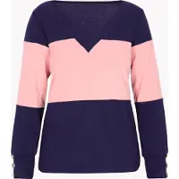 Usha Bluse Frauen Blaue Streifen