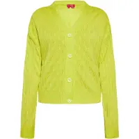 Mymo Strickjacke Frauen Limone