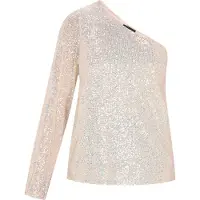 Faina Bluse Frauen beige mehrfarbig